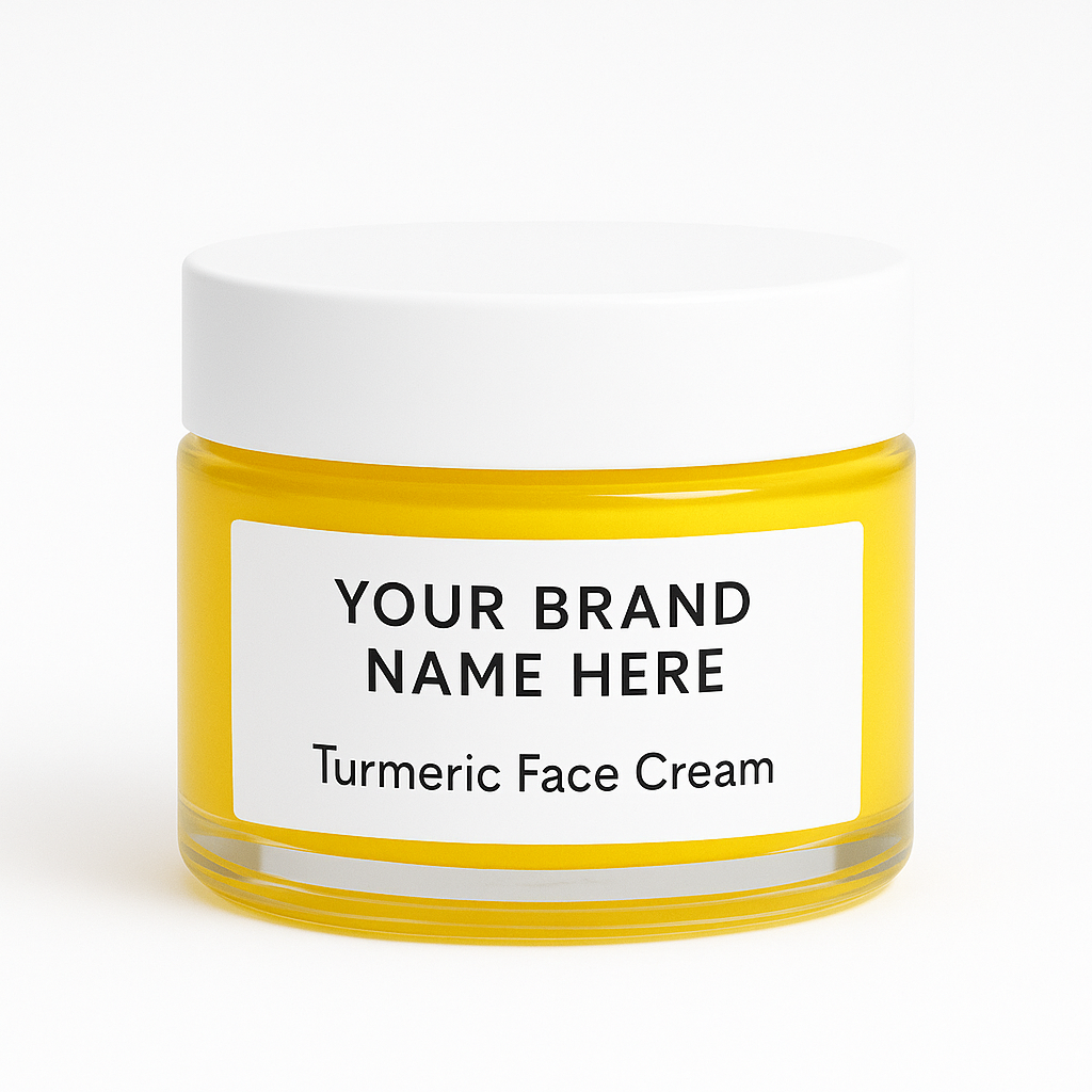 Turmeric & Vitamin E Golden Glow Brightening Cream | Private Label & Bulk