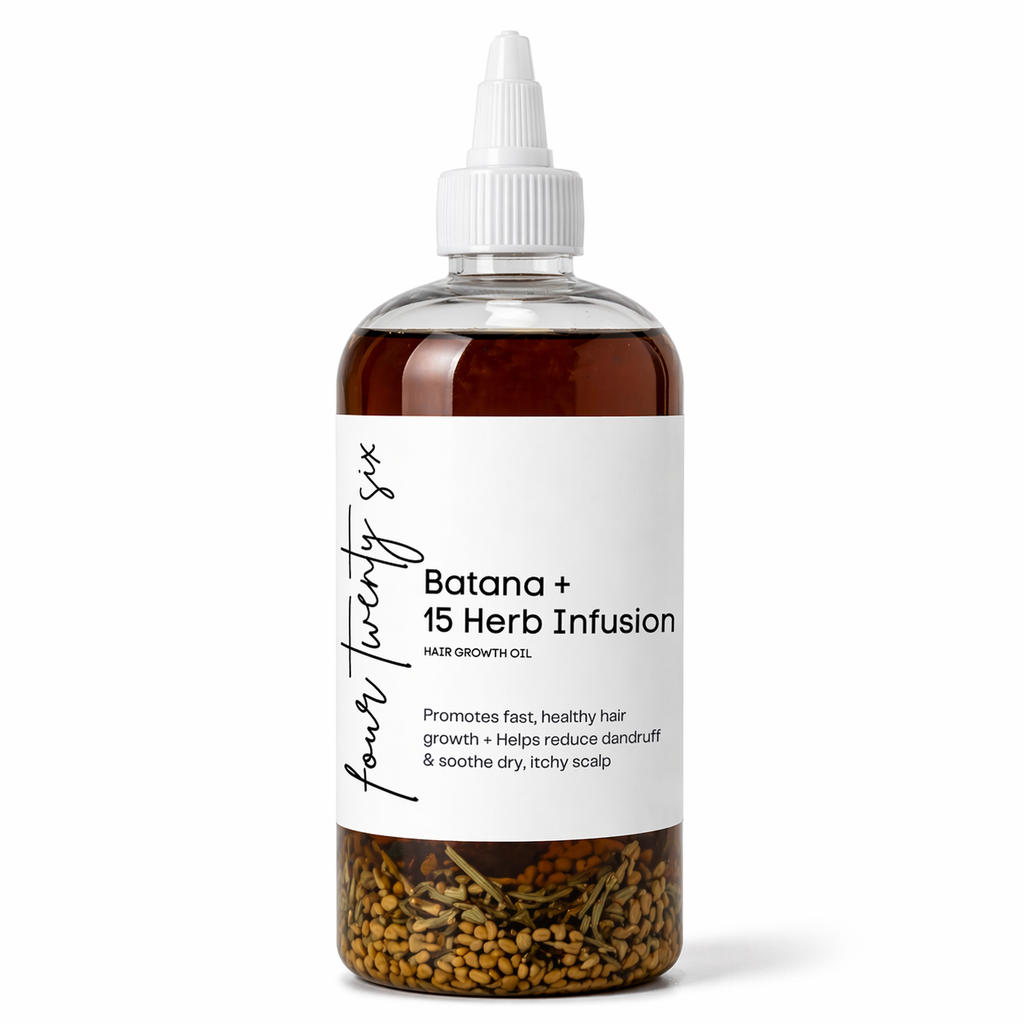 16 oz Herbal Extra Strength Hair Growth Oil w/ Batana & 15-Herb Infusion