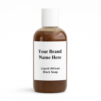 Private Label - Liquid African Black Soap w/ Rosehip & Hemp