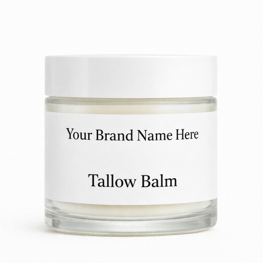 Organic Grass-Fed Beef Tallow Balm with Honey | Private Label & Bulk
